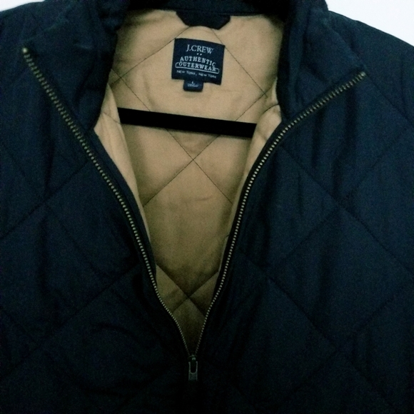 J Crew Navy Blue Quilted Walker Vest NWOT - Picture 8 of 8